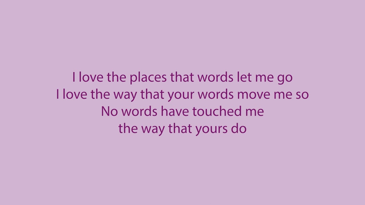 Something Rotten - I Love The Way - Instrumental + lyrics (karaoke)