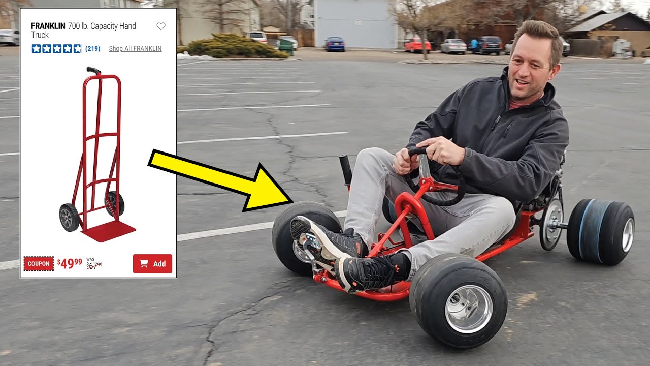 I Made A MOVING DOLLY Into A Drift GO KART!