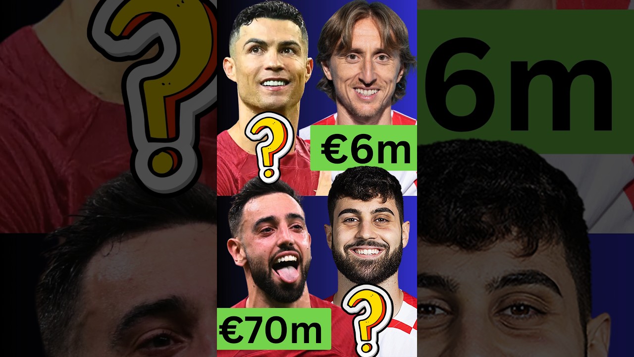 PORTUGAL vs CROATIA Starting XI Market Value Comparison 