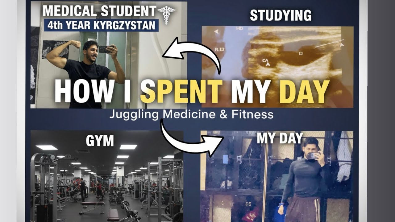 A Day in My Life as an MBBS Student Abroad 🇰🇬 | Food, Gym, Study & Fun