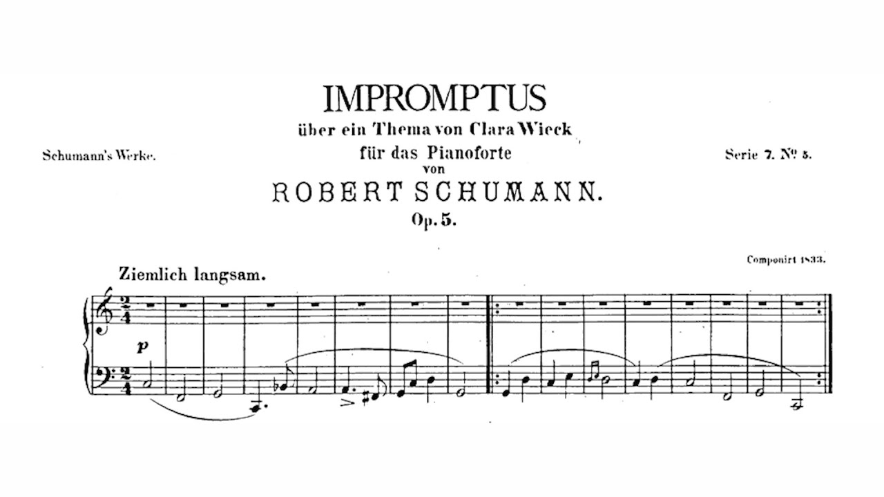 Schumann Op.5 Impromptus (Collard)