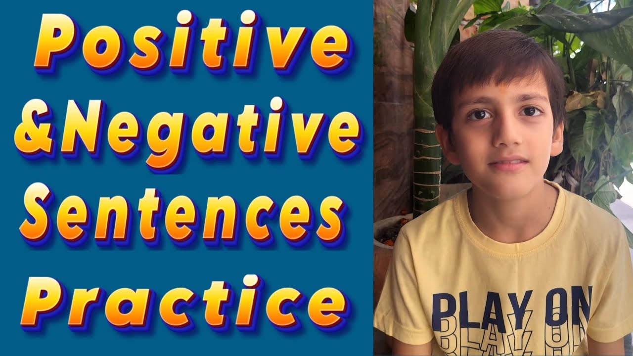 Positive or Negative? Let’s Learn Positive and Negative Sentences In junior English Funn Channel