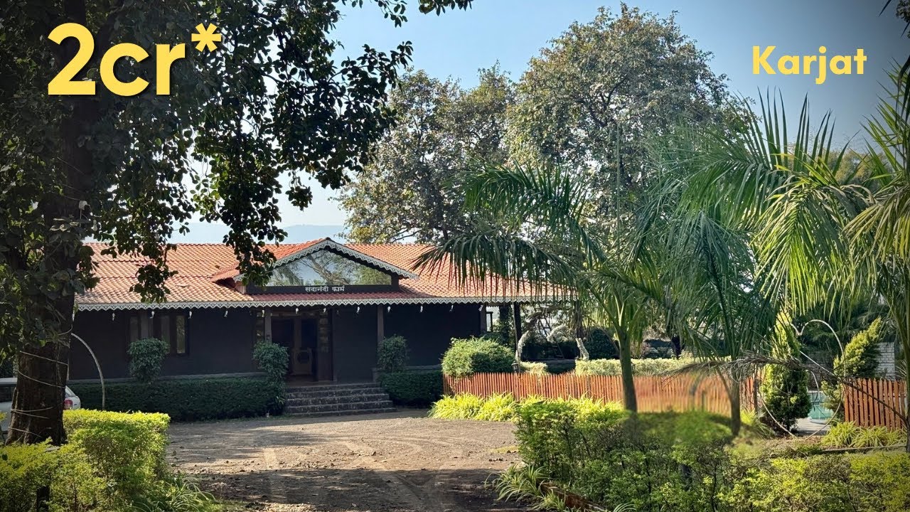 Resort-Style 2BHK Farmhouse for Sale in Karjat | ₹2 Cr | Rental Income Ready 8928004431