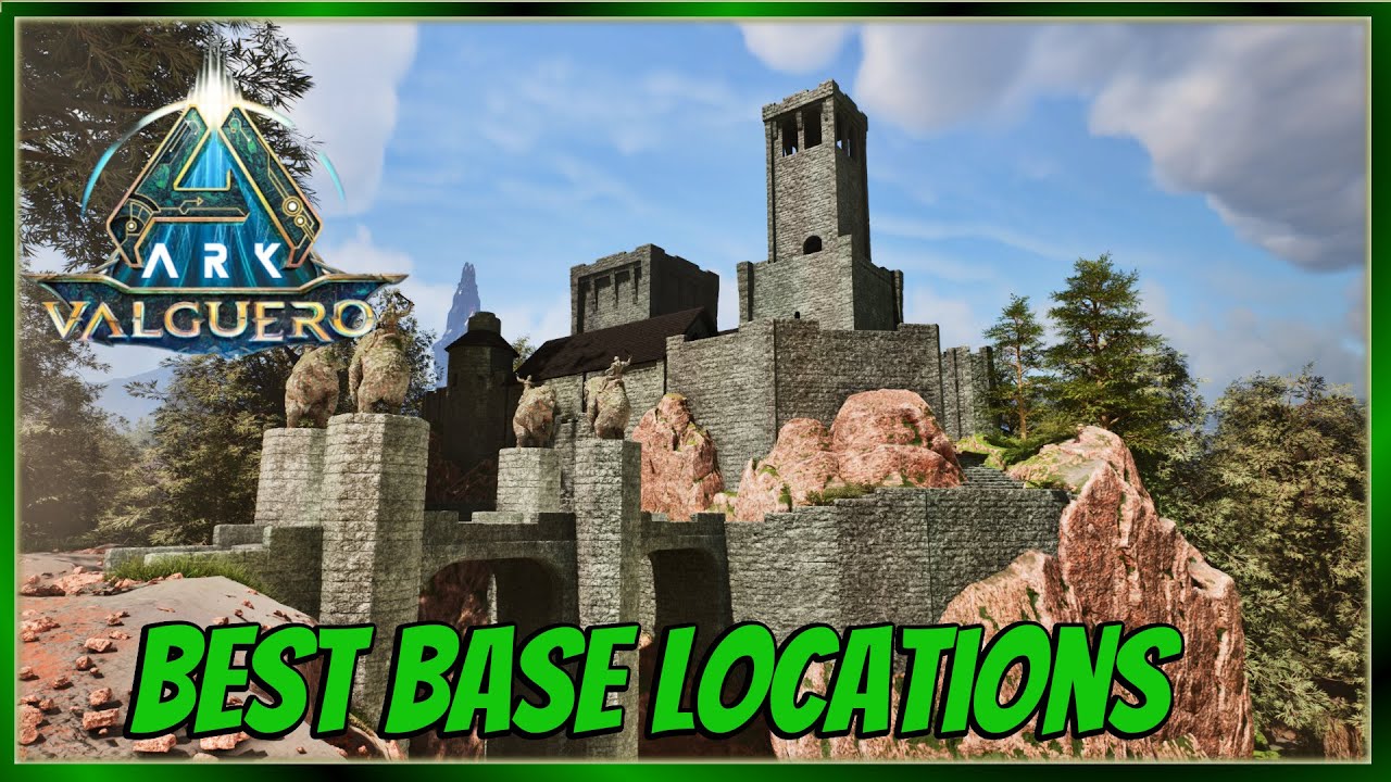 Valguero's Castles, Keeps and Best Base Locations in Ark: Survival Ascended