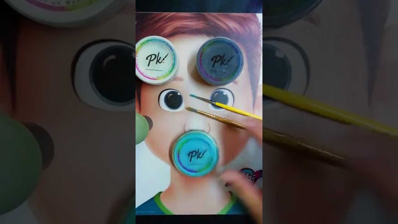 Tutorial de maquillaje el genio de la lámpara Aladdin by kikis