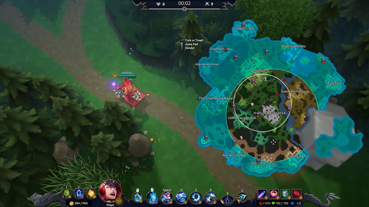 Battlerite Royale Freya Domination Win Gameplay