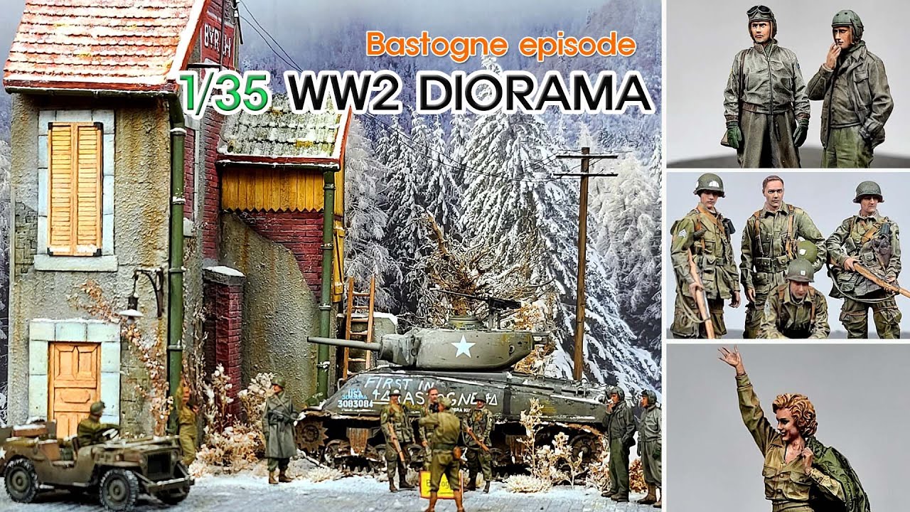 WW2 DIORAMA BATTLE OF BULGE(Bastogne episode) 2차세계대전 디오라마 (바스토뉴 에피소드)
