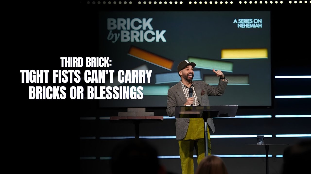 Bricks & Blessings: Tight Fists Can’t Carry Bricks or Blessings. | Pastor Emy Vazquez