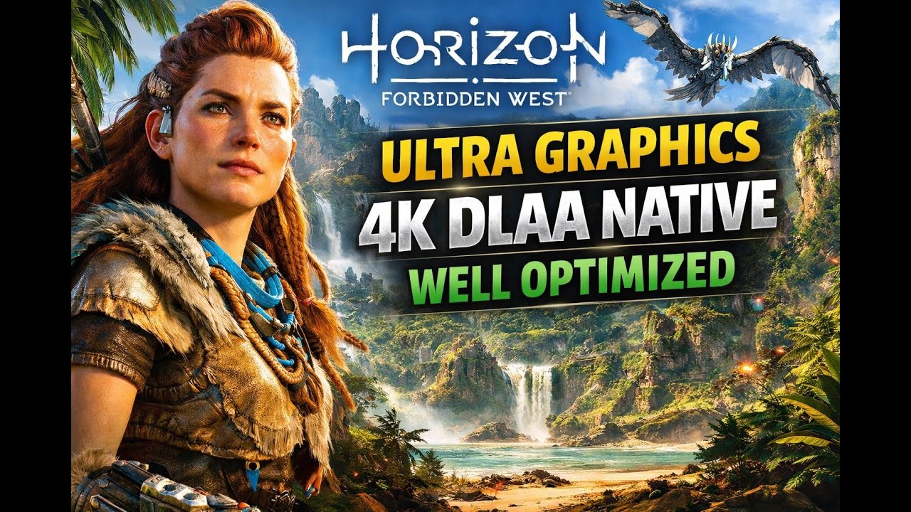 Horizon Forbidden West 4K DLAA Native – Max Settings, Stunning Graphics | NO COMMENTARY