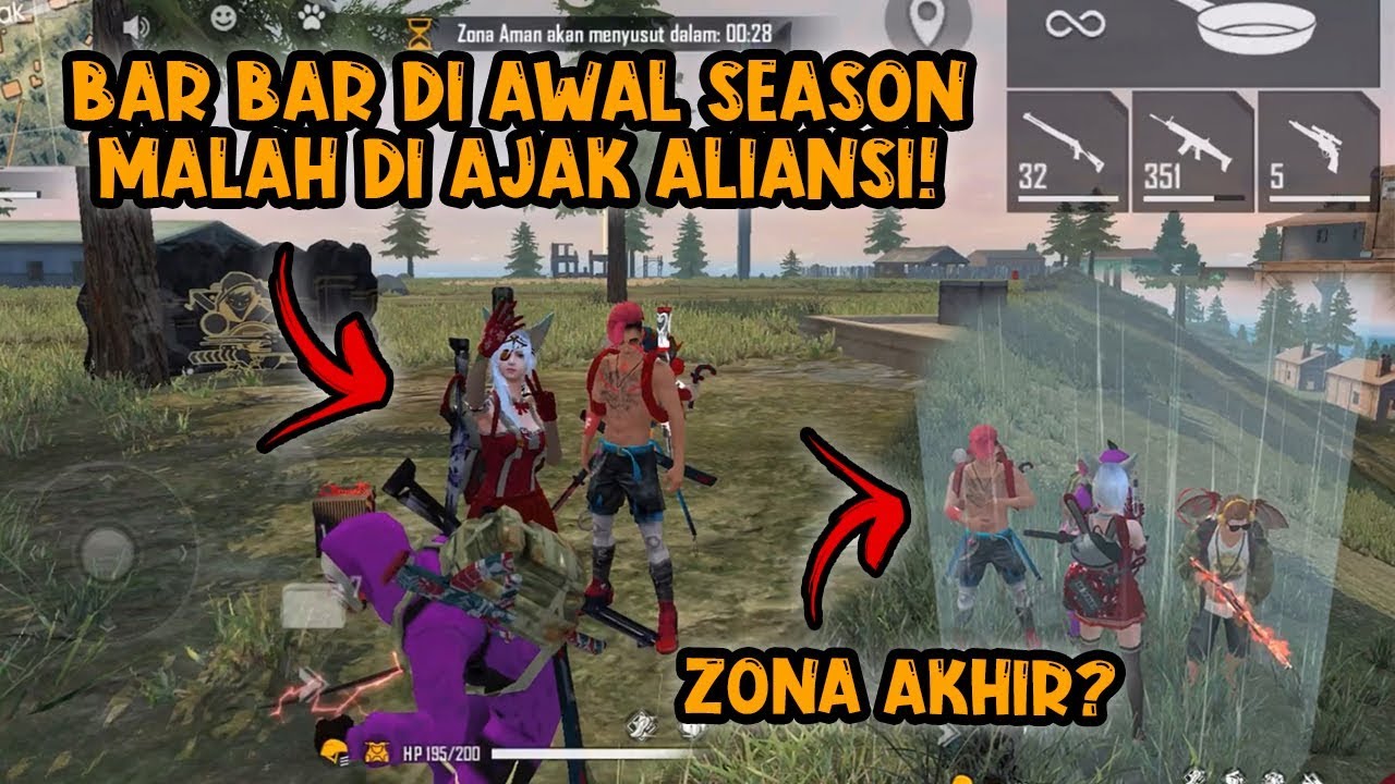 BAR BAR DIAWAL SEASON?! SOLO Vs SQUAD MALAH DIAJAK ALIANSI!!