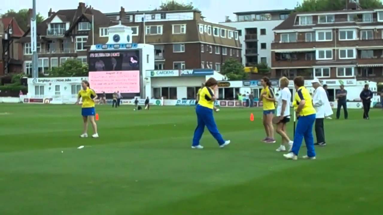 Stoolball England and Angmering SC at Sussex v Notts 01-06-1