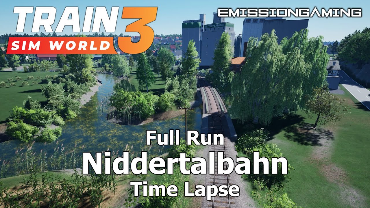 Niddertalbahn - Time Lapse - Train Sim World 3