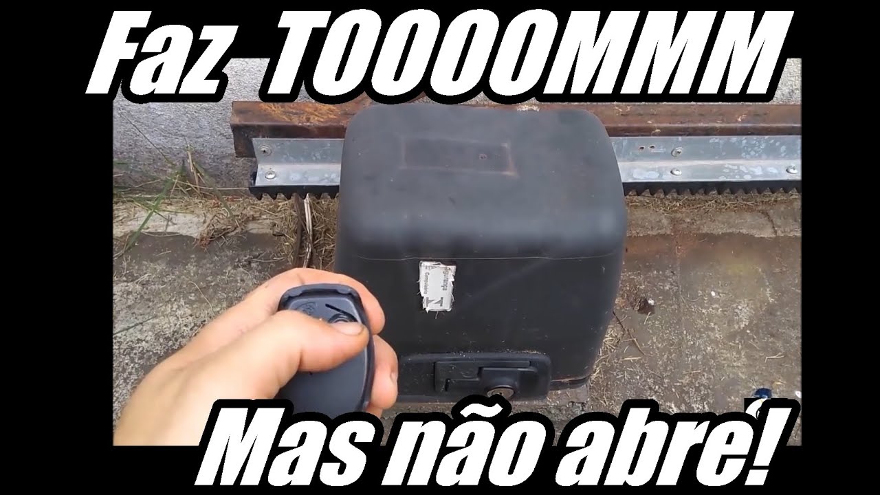Portão eletronico não abre! Travado /  Fazendo barulho / Fraco
