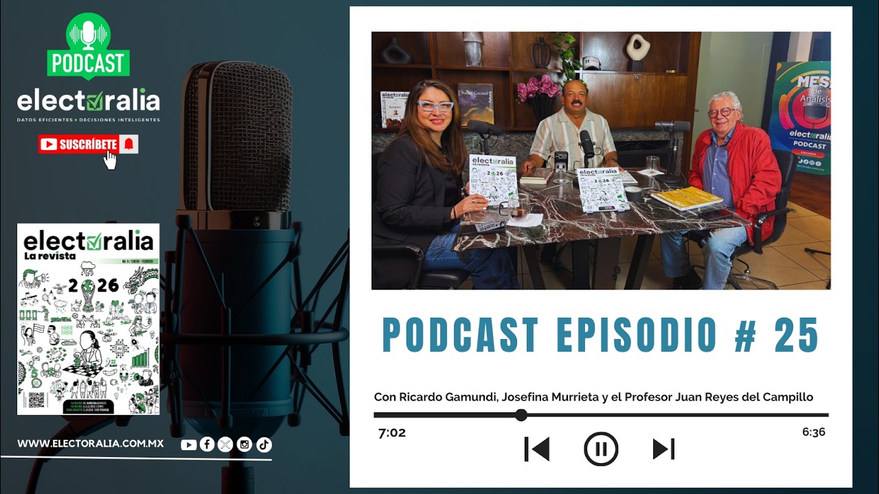 Poder, Estrategia y Realidad: Electoralia EL PODCAST No. 25 🎙️🏛️