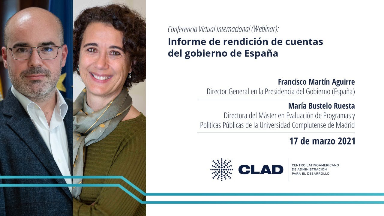 #WebinarCLAD Informe de rendición de cuentas del gobierno de España