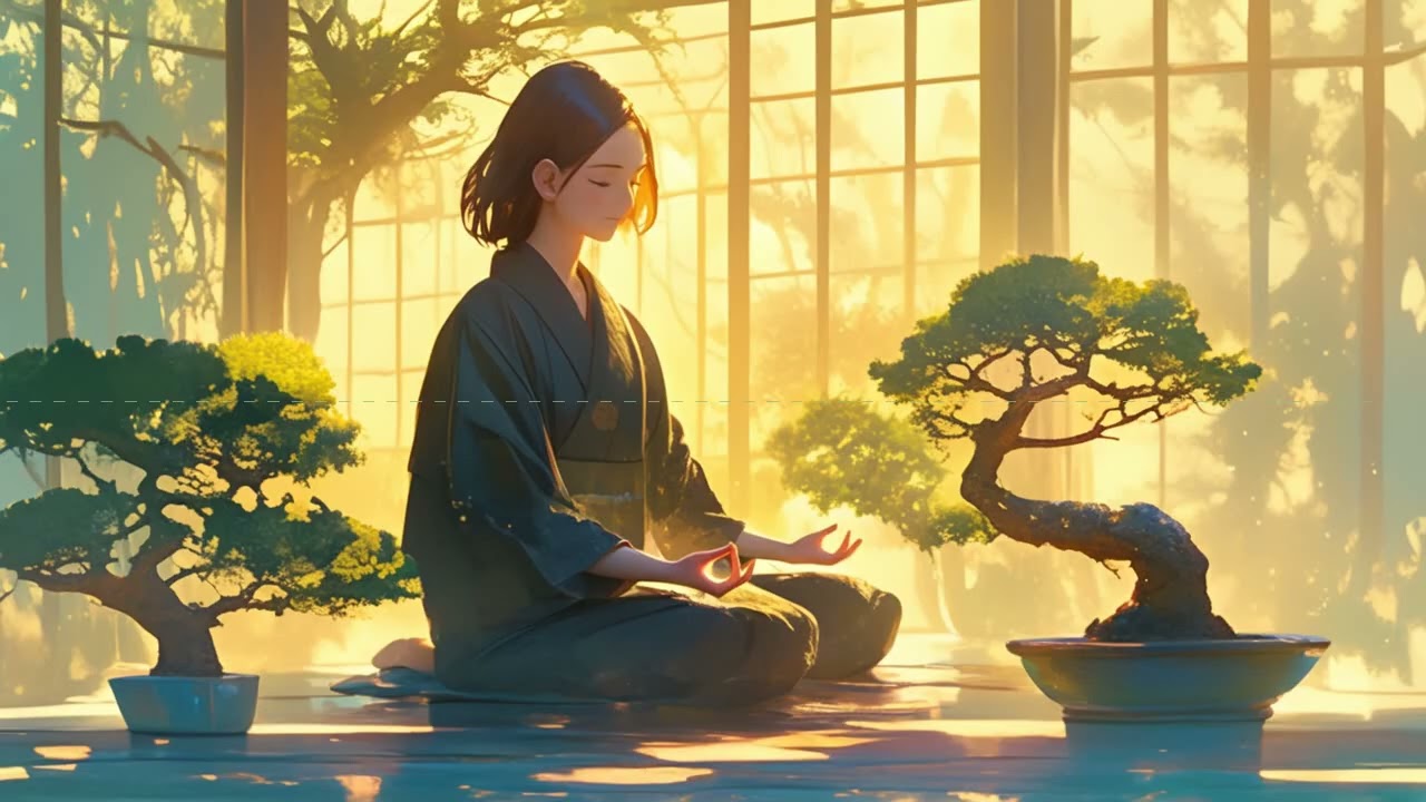 Vibration of Serenity in the Night | Lo-fi Ambient Meditation & Chillhop