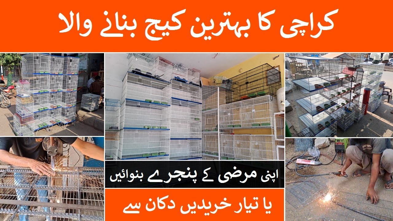 Best Cage Maker in Karachi | Zaqi Warsi Cage Shop | How to Make Bird’s Cages | Danish Ahmed Vlogs