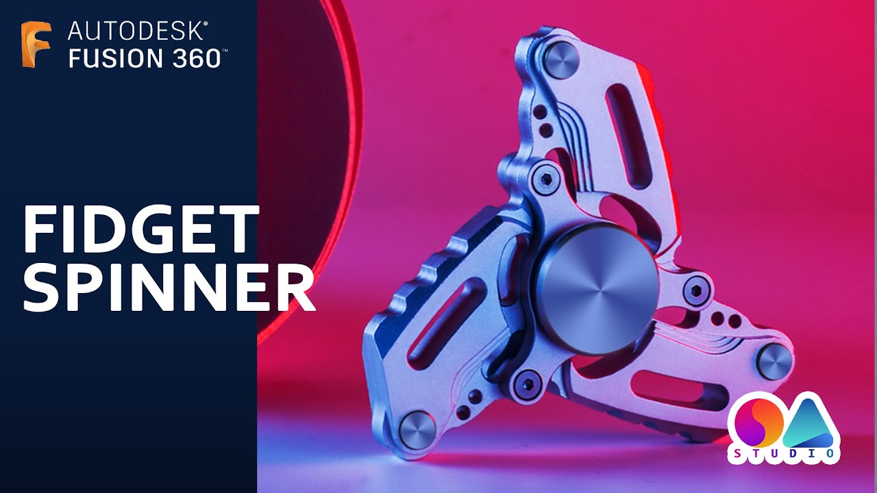 Fusion 360 Tutorial (Ep 04) - Fidget spinner