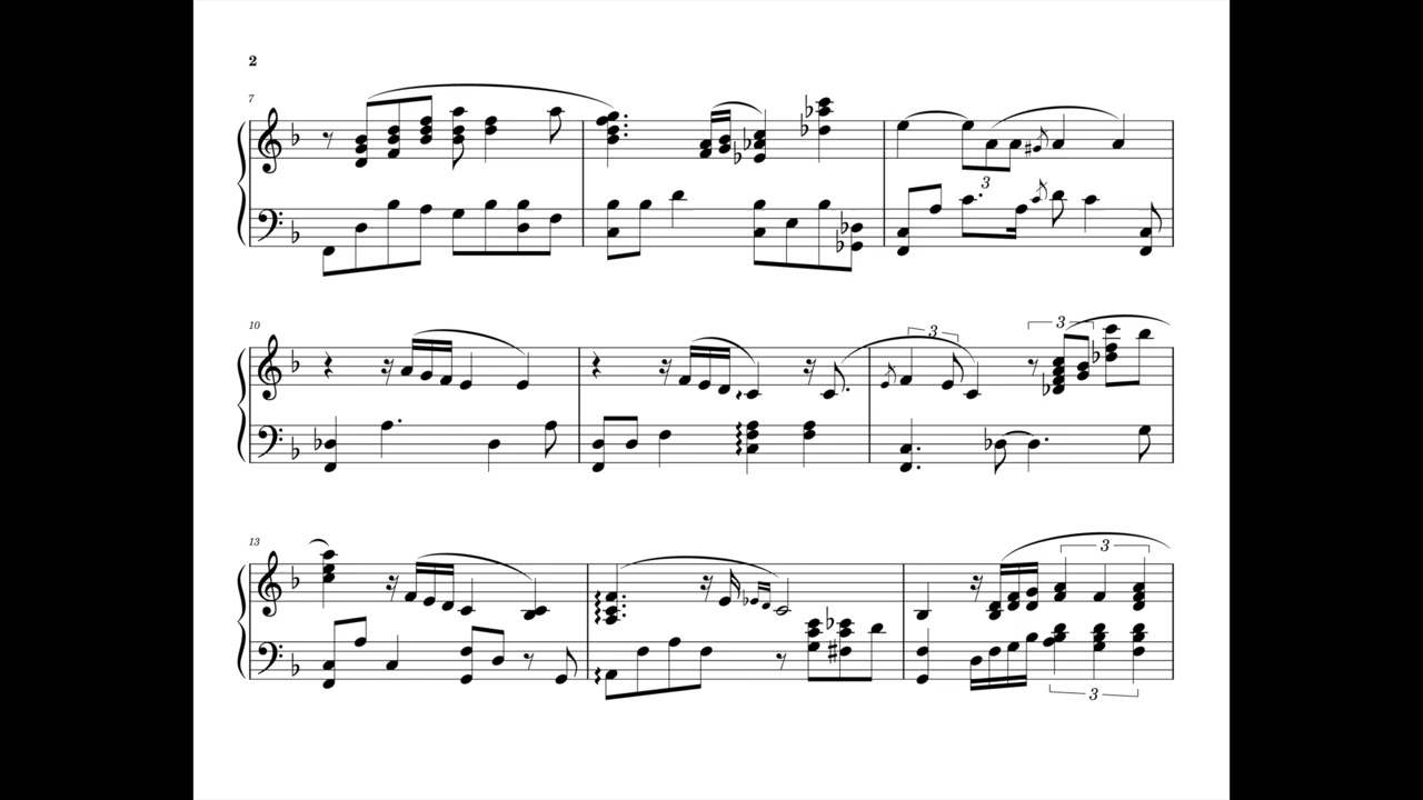 It Never Entered My Mind - Beegie Adair Transcription