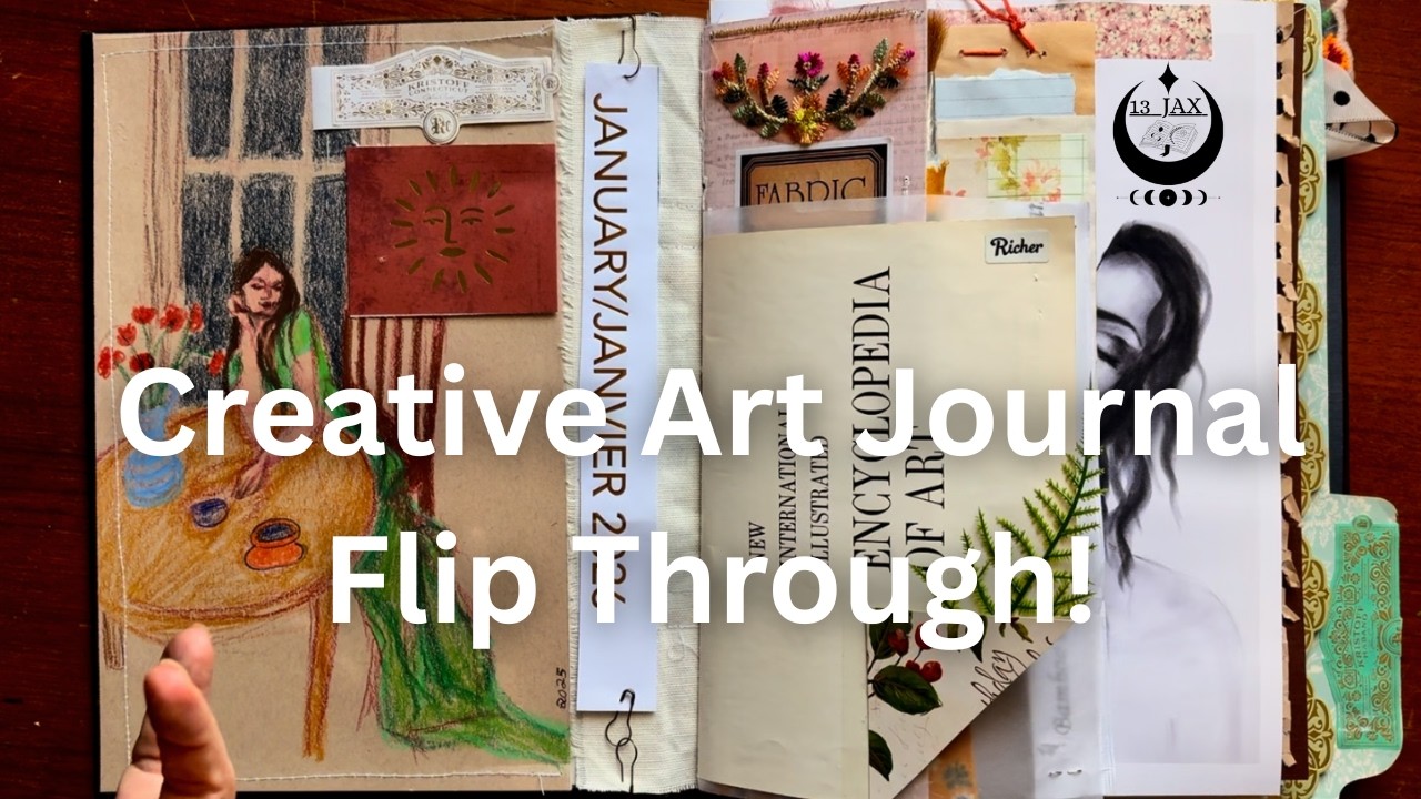 Creative Art Journal Flip Through!
