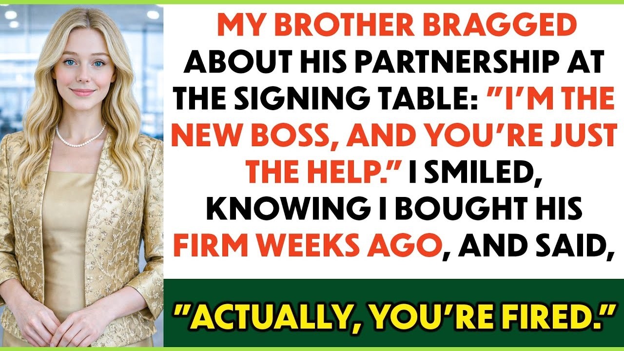 My Brother Bragged “I’m The New Partner”—I Bought The Company And Said “Actually, You’re Fired”...