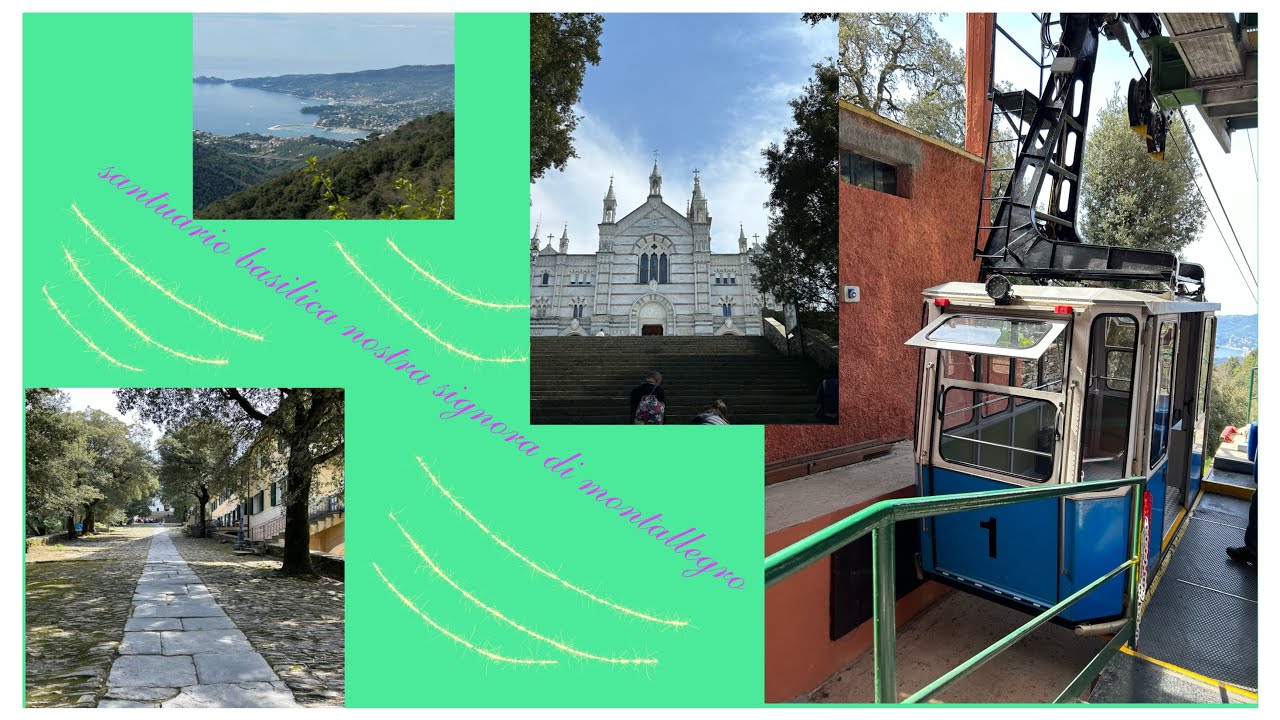 CON LA FUNIVIA AL SANTUARIO MONTALLEGRO RAPALLO