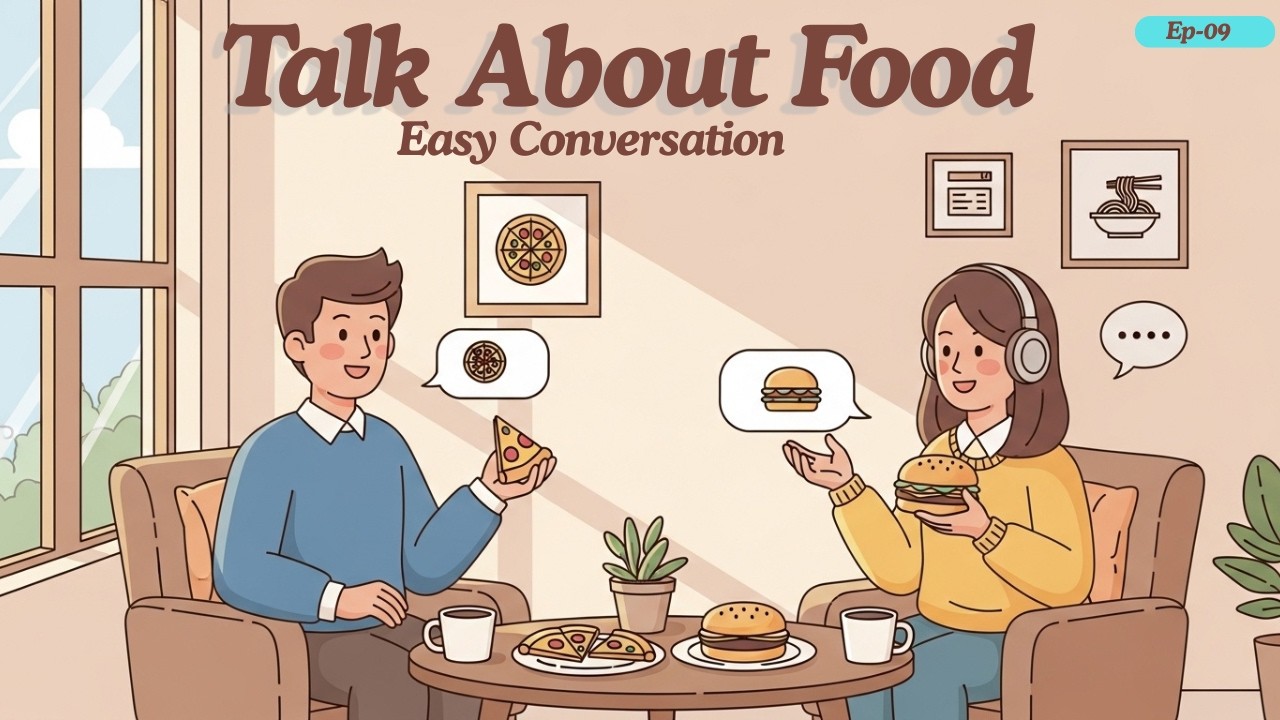 How to Talk About Food You Love 🍕 | Beginner English Speaking Practice (A1)
