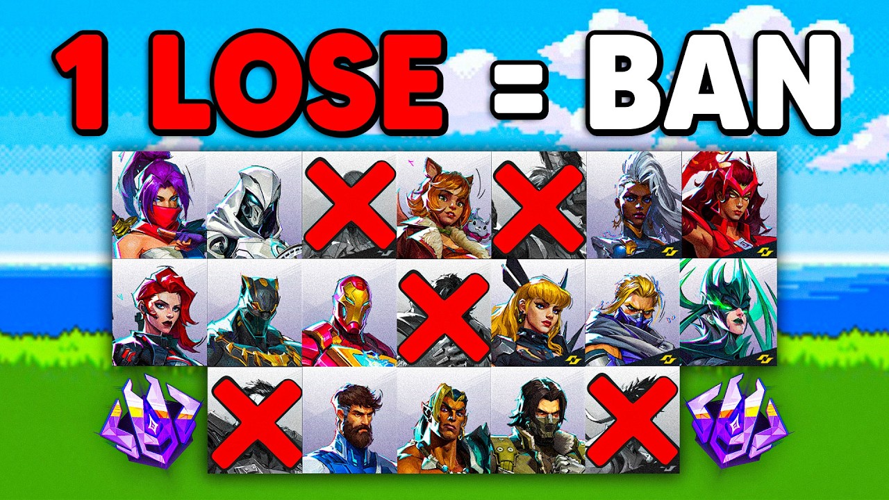 Si je PERDS le HÉROS est BAN sur MARVEL RIVALS (Nuzlocke)