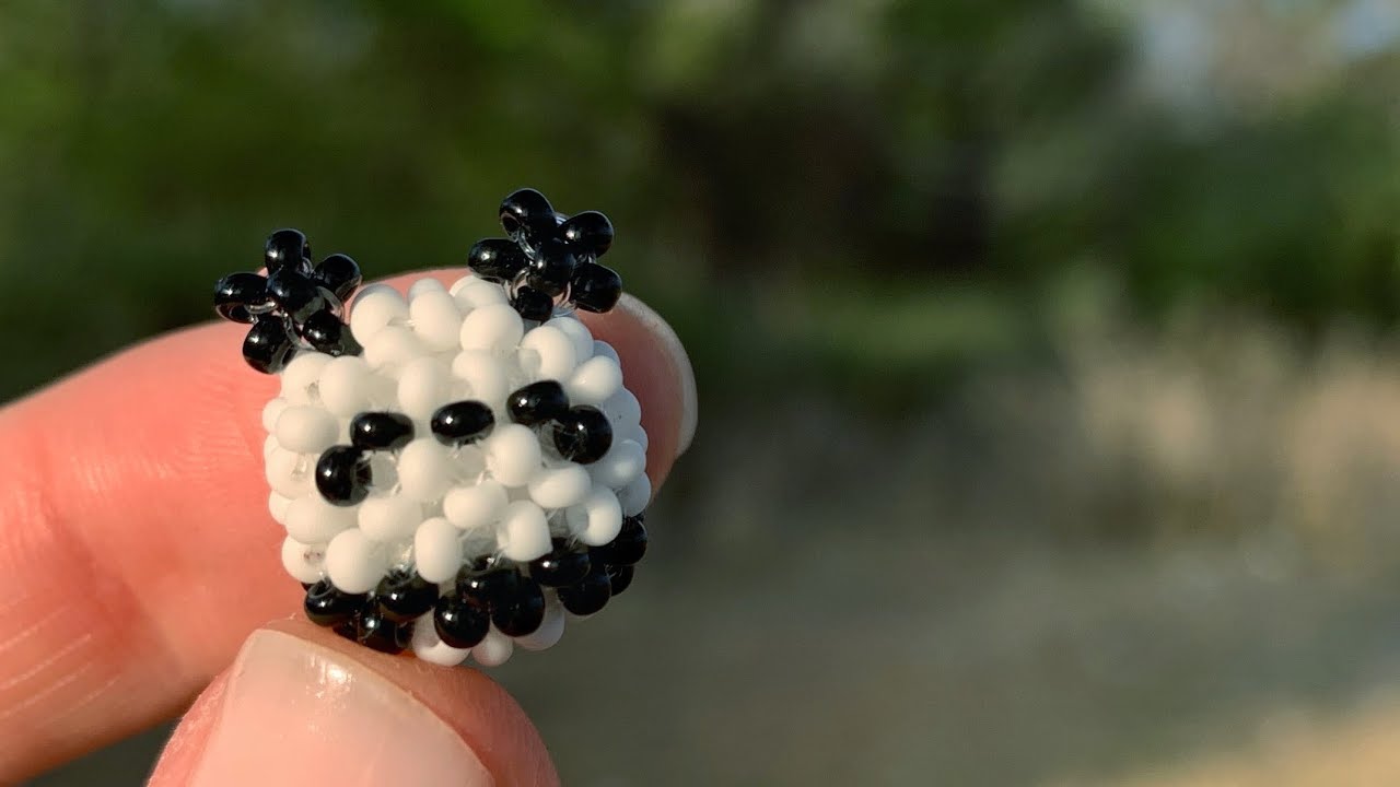 🐼 DIY Beaded Panda: Mini Amigurumi Tutorial