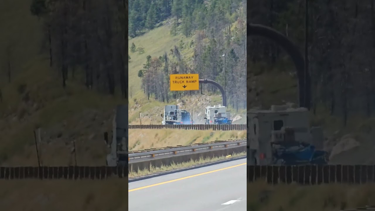 Trucker takes runaway truck ramp 