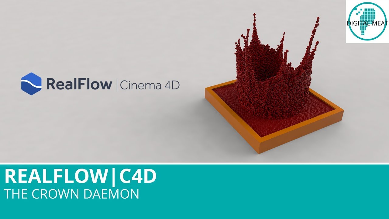 RealFlow For C4D: The Crown Daemon