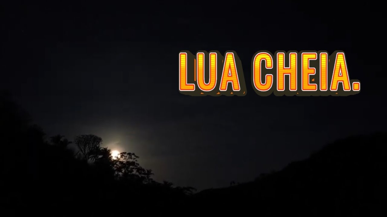 Hoje a lua foi cheia. 01/02/2026