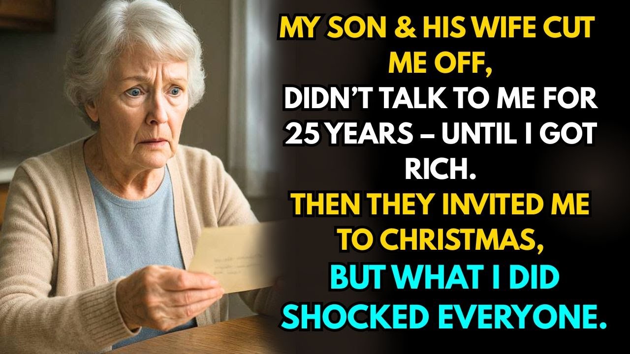 My Son and His Wife Didn't Talk to Me for 25 Years  But Then I Got Rich They Invited Me to Christmas