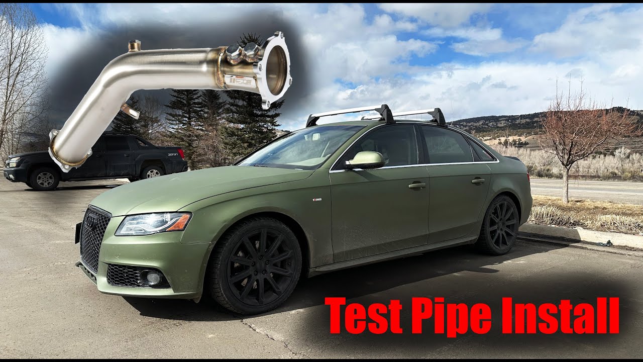 Audi B8 TestPipe - Detailed Installation + Review + Soundclips