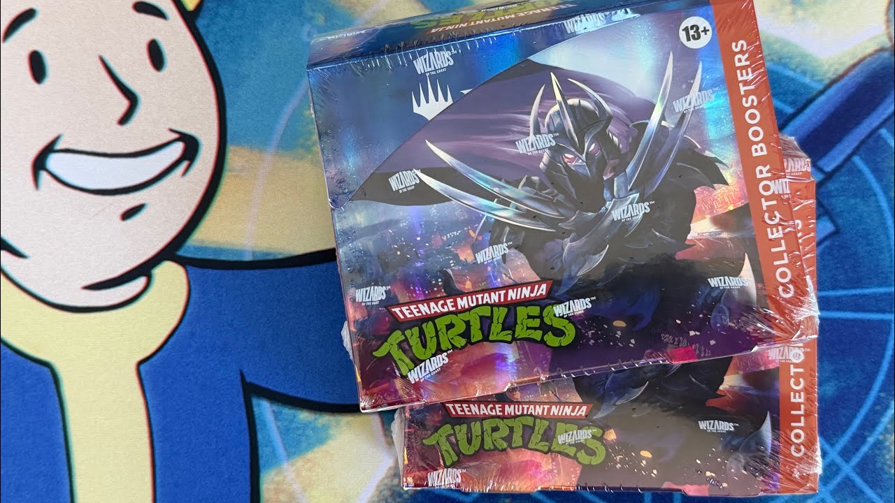 Распаковка двойного коллекционного бокса TMNT — стильное празднование очередного года жизни Череп...
