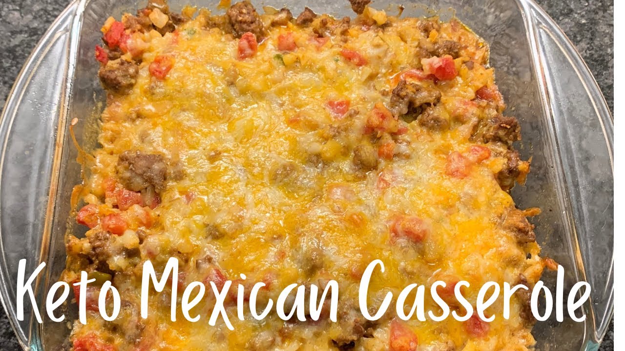 Easy 30 Minutes Keto Mexican Casserole! Taco Casserole | Low Carb Keto Recipes
