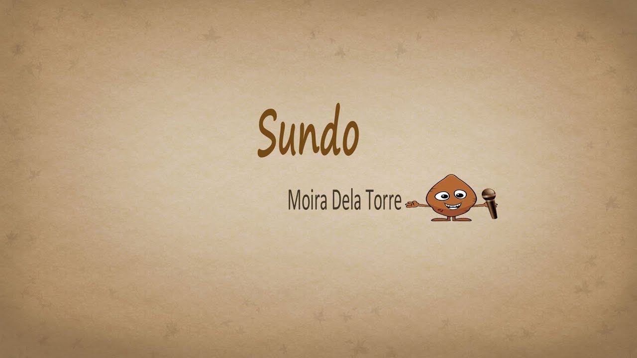 Sundo - Moira Dela Torre (Karaoke version)