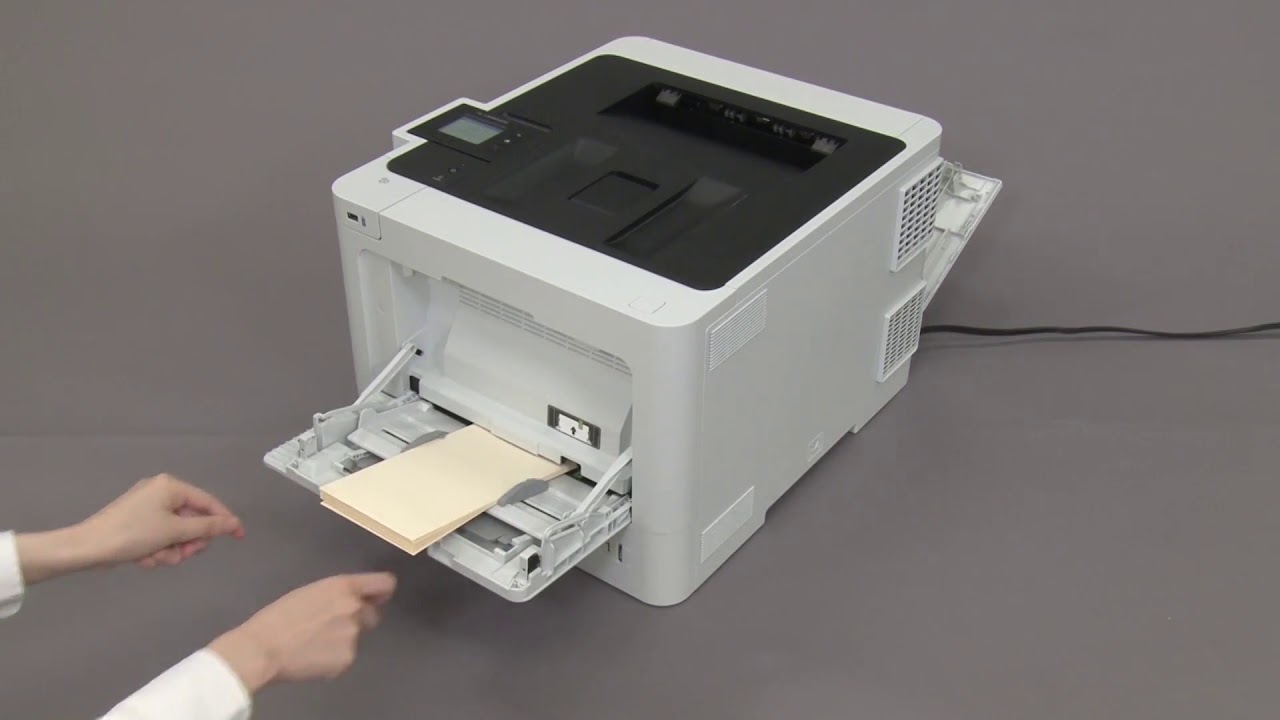 HLL8360CDW Load and print Envelopes