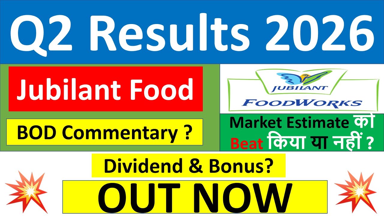 Jubilant Food Q2 results 2026 | Jubilant FoodWorks share results today | Jubilant Food Share News