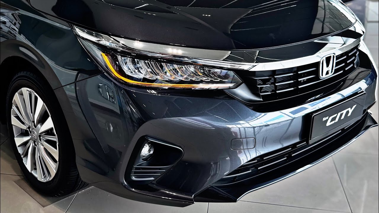2025 New Honda City Facelift 1.5L Meteoroid Gray Metallic Color | exterior & interior details