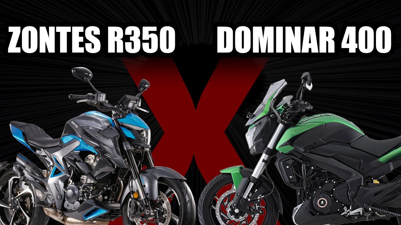 Qual a melhor escolha - Zontes 350R ou Bajaj Dominar 400?