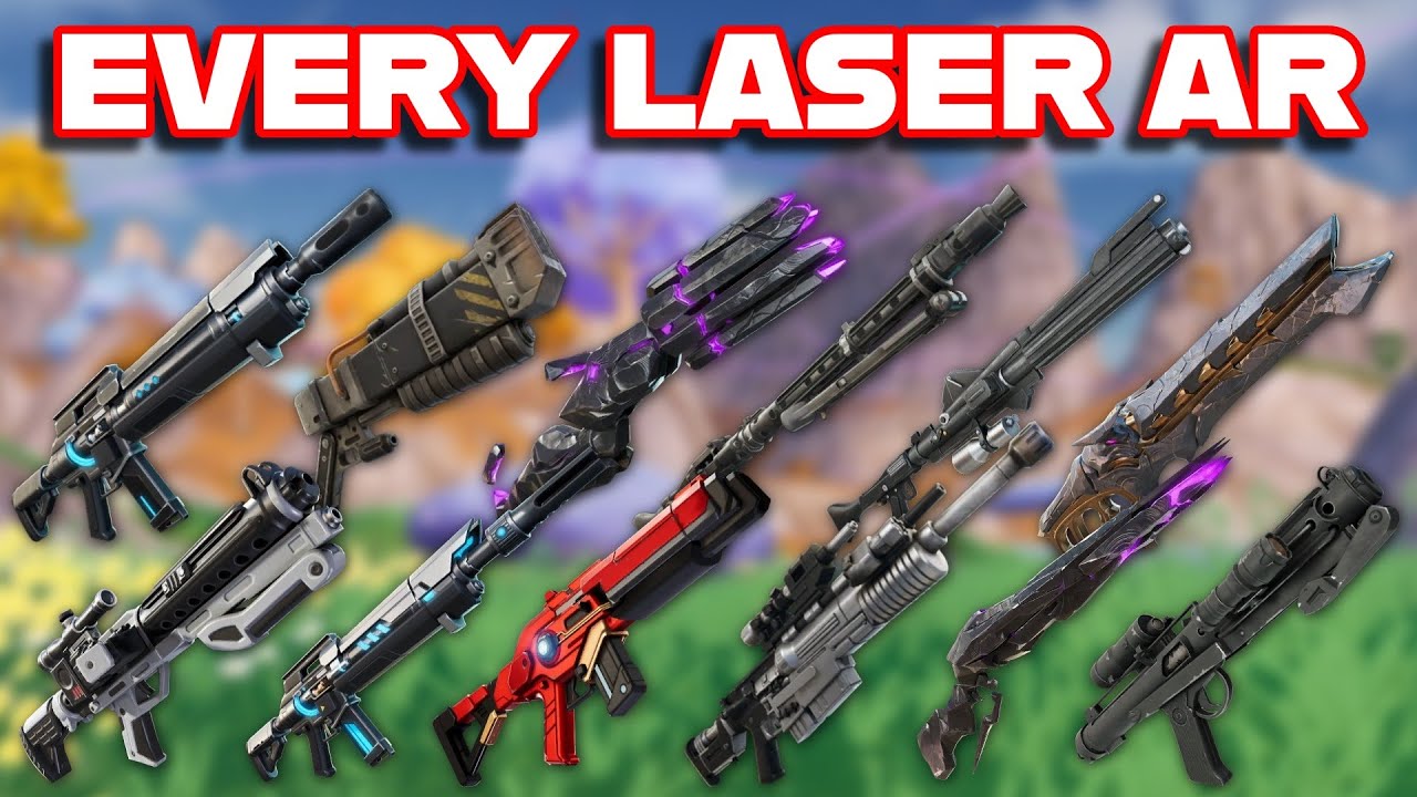 Ranking EVERY LASER ASSAULT RIFLE In FORTNITE HISTORY From WORST To BEST
