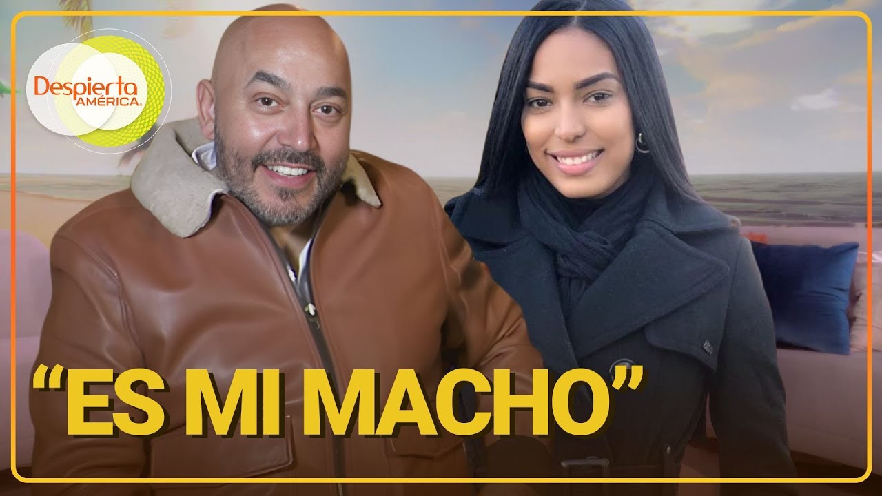 Novia de Lupillo Rivera lo sorprende en plena entrevista y habla de su relación | Despierta América