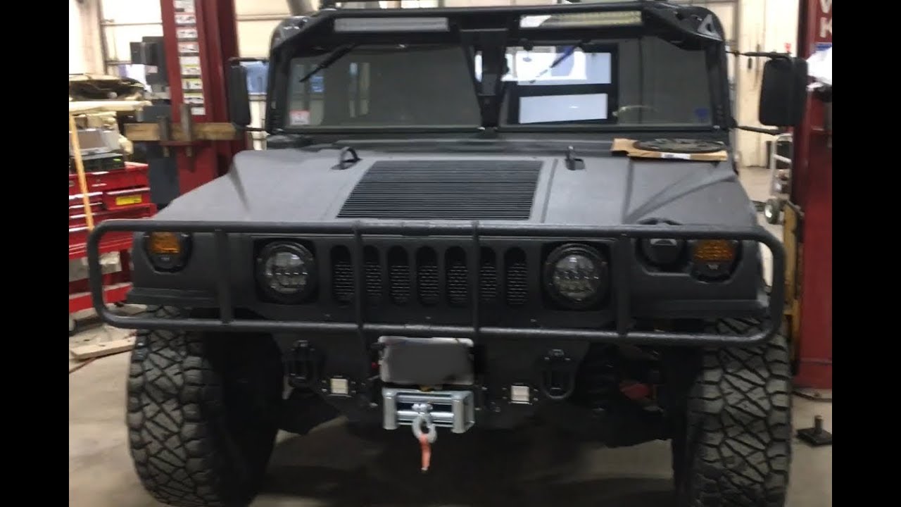 Hummer H1 Transmission removal