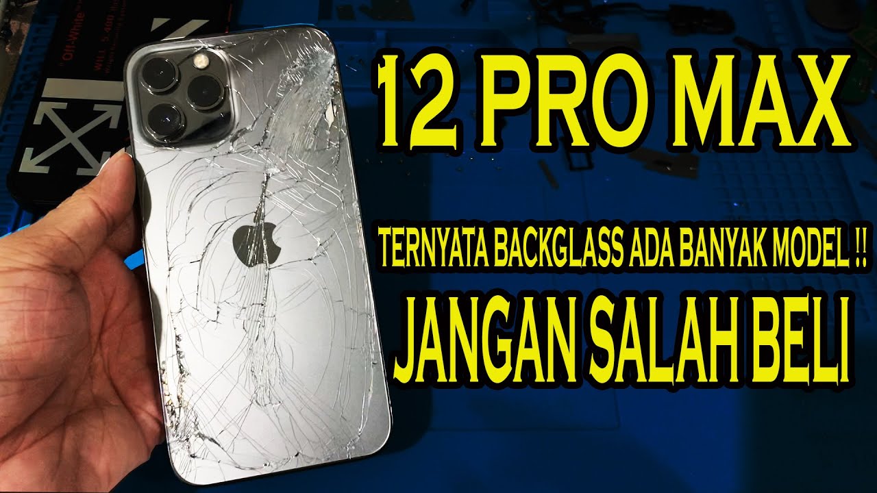 iPhone 12 Pro Max Back Glass Replacement | ganti backdoor gak perlu skil khusus
