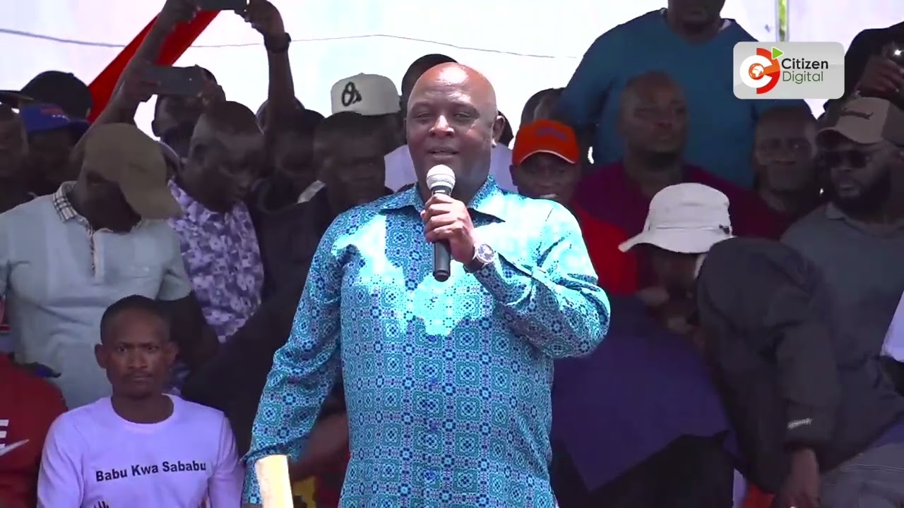 Godfrey Osotsi speech at the Linda mwananchi rally in Kakamega