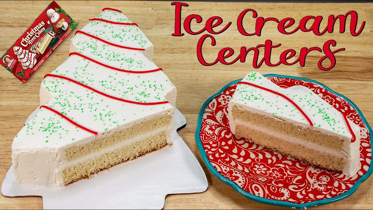 Рождественский торт в виде ёлки ​​— домашний, от Little Debbie