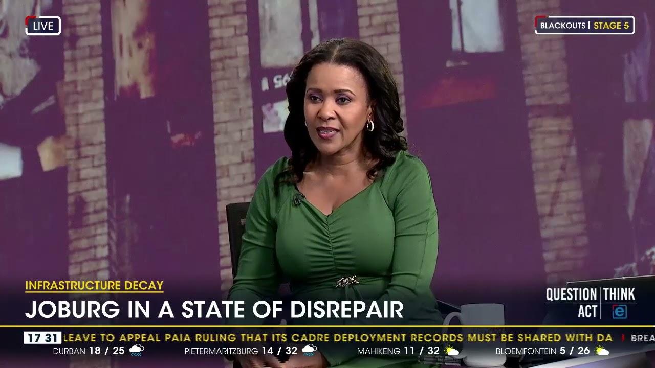 Infrastructure decay | Joburg in a state of disrepair