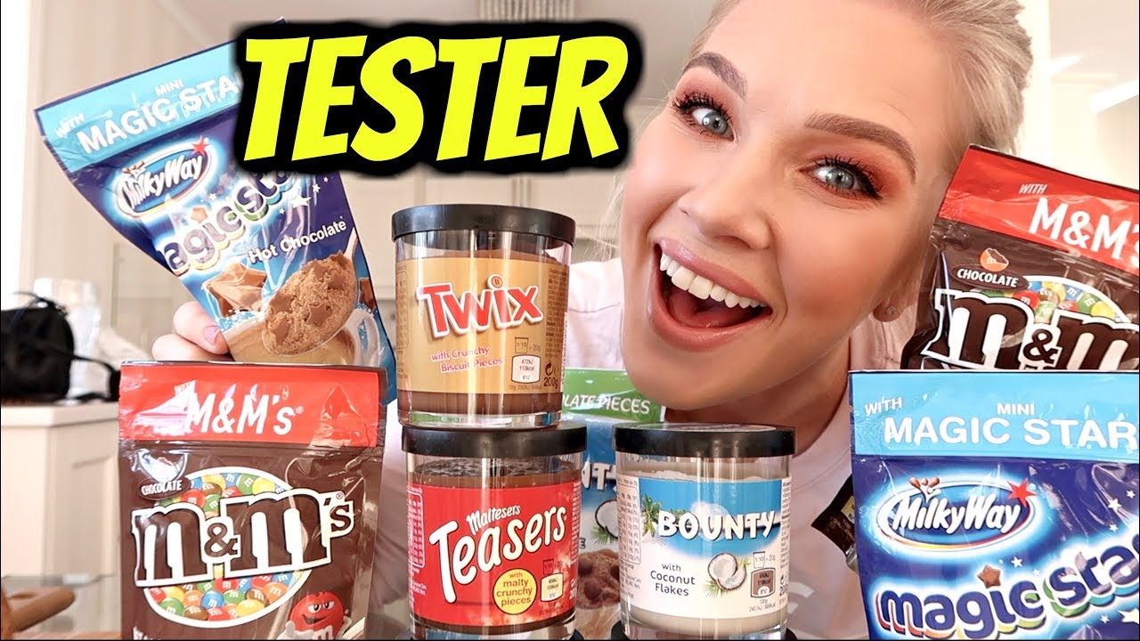 TESTER TWIX, BOUNTY, MALTESERS Sjokoladepålegg og kakao!