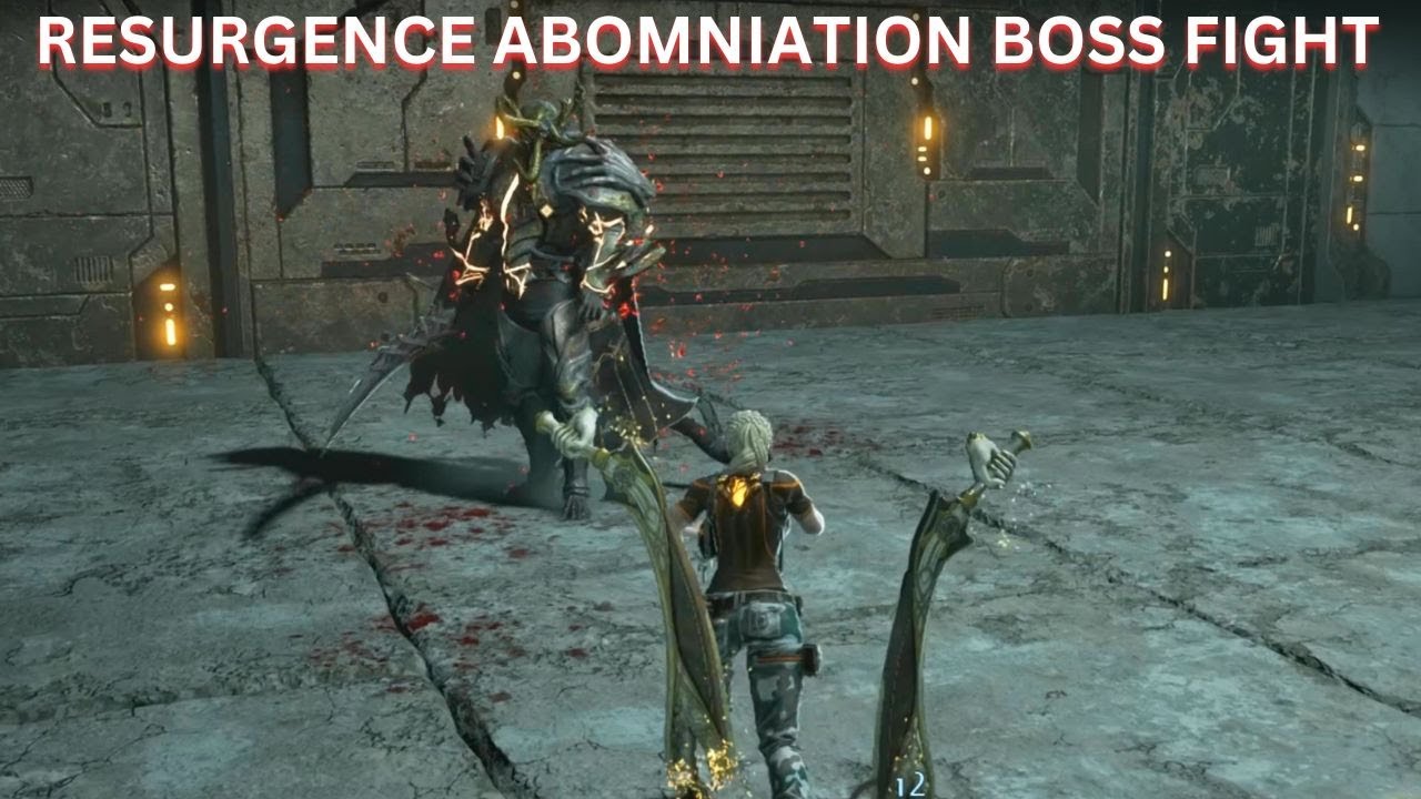 Resurgence Abomination boss fight in Code Vein 2